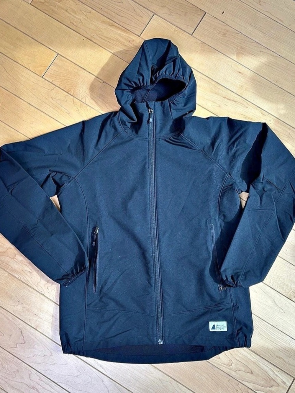 Mountain Equipment Company MEC Softshell Hooded Jacket Black Medium